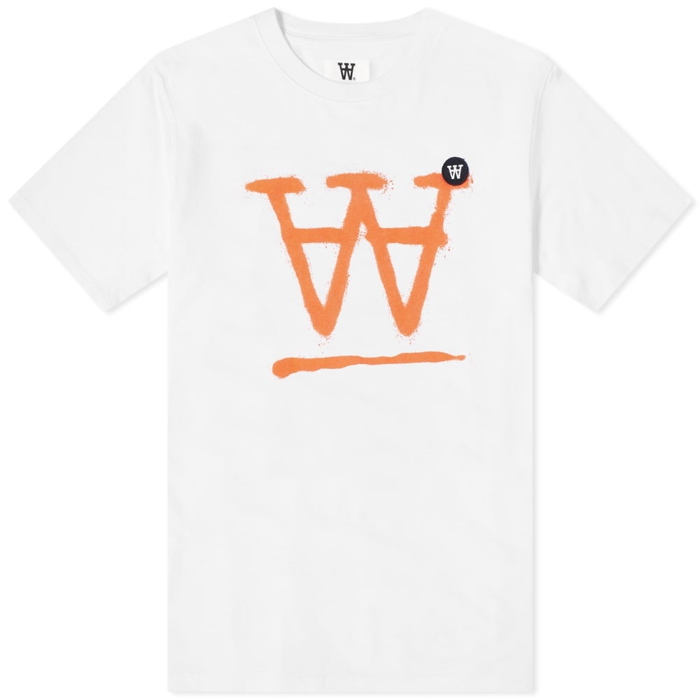 Wood Wood Spray Logo Ace Tee - 1