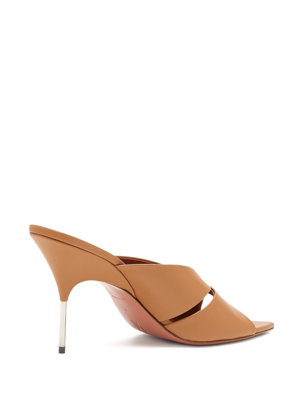 cross-strap heeled sandals - 3