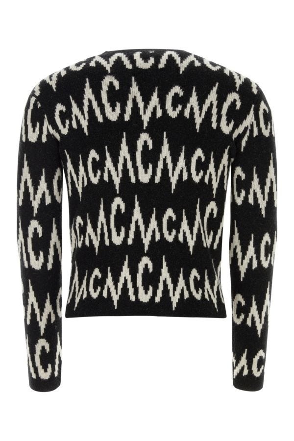 Black cashmere blend sweater - 2