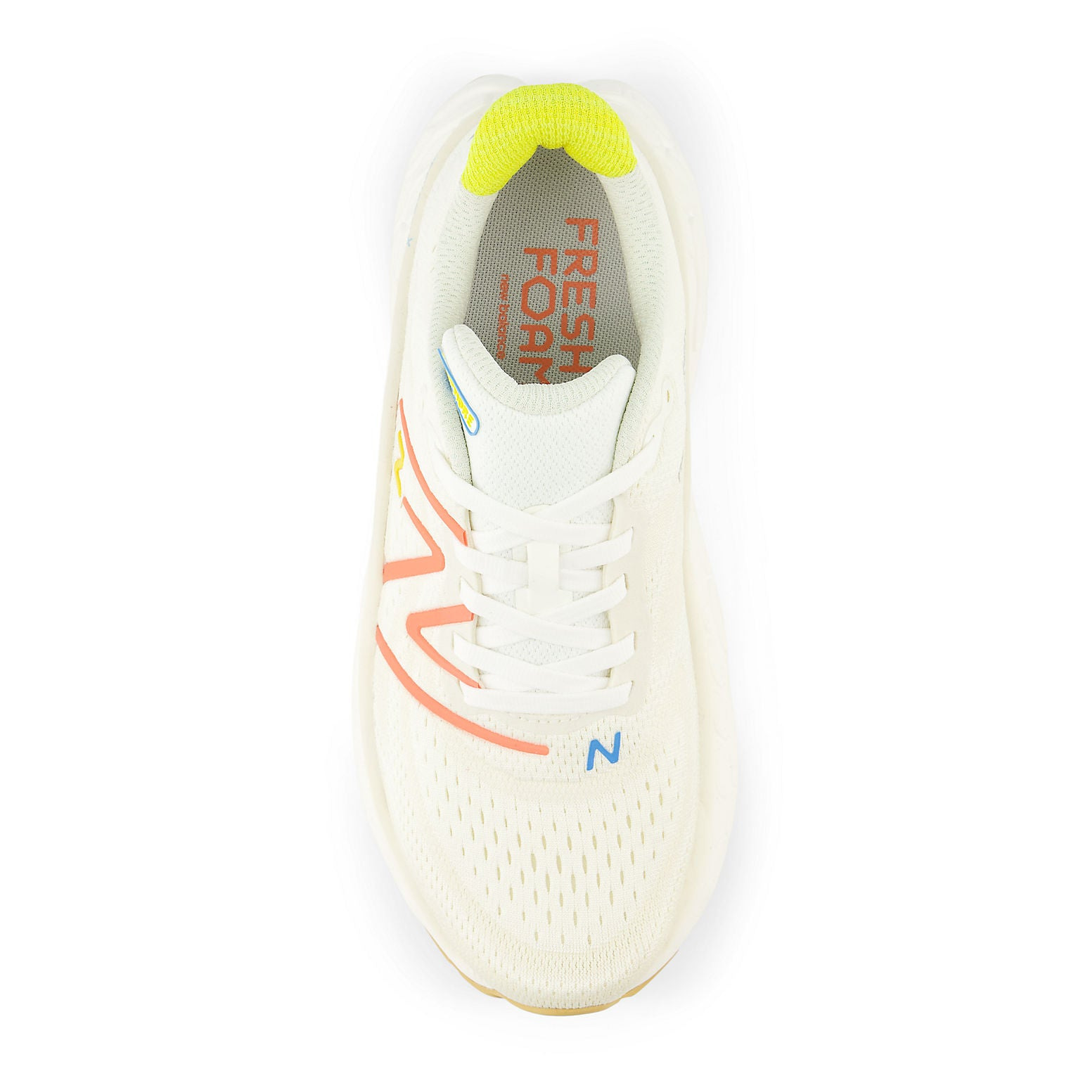 (WMNS) New Balance Fresh Foam X More v4 'Sea Salt Gulf Red' WMORCF4 - 3