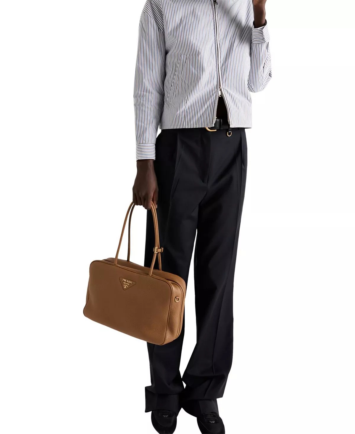 Large Leather Top-Handle Bag - 2