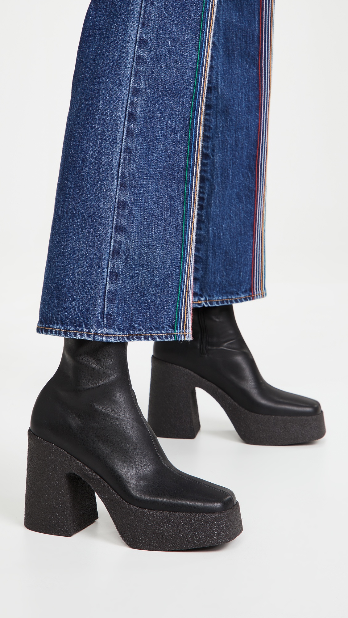 Platform Stretch Boots - 2