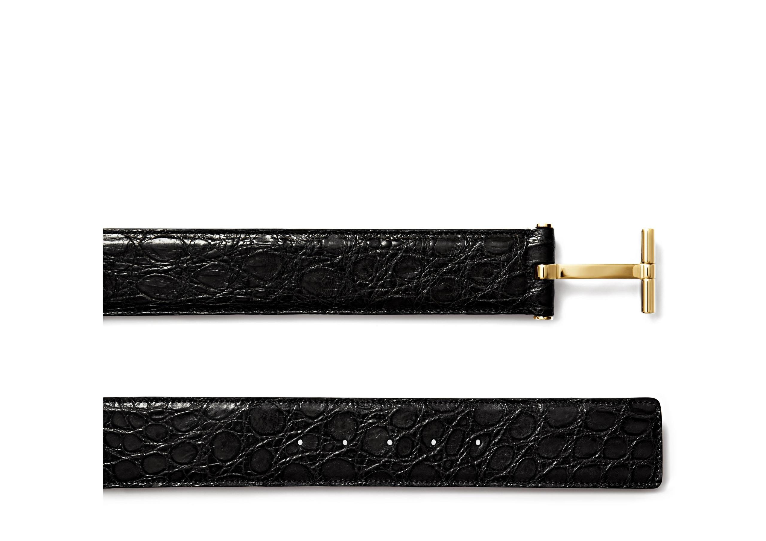 CROCODILE T BUCKLE BELT - 2