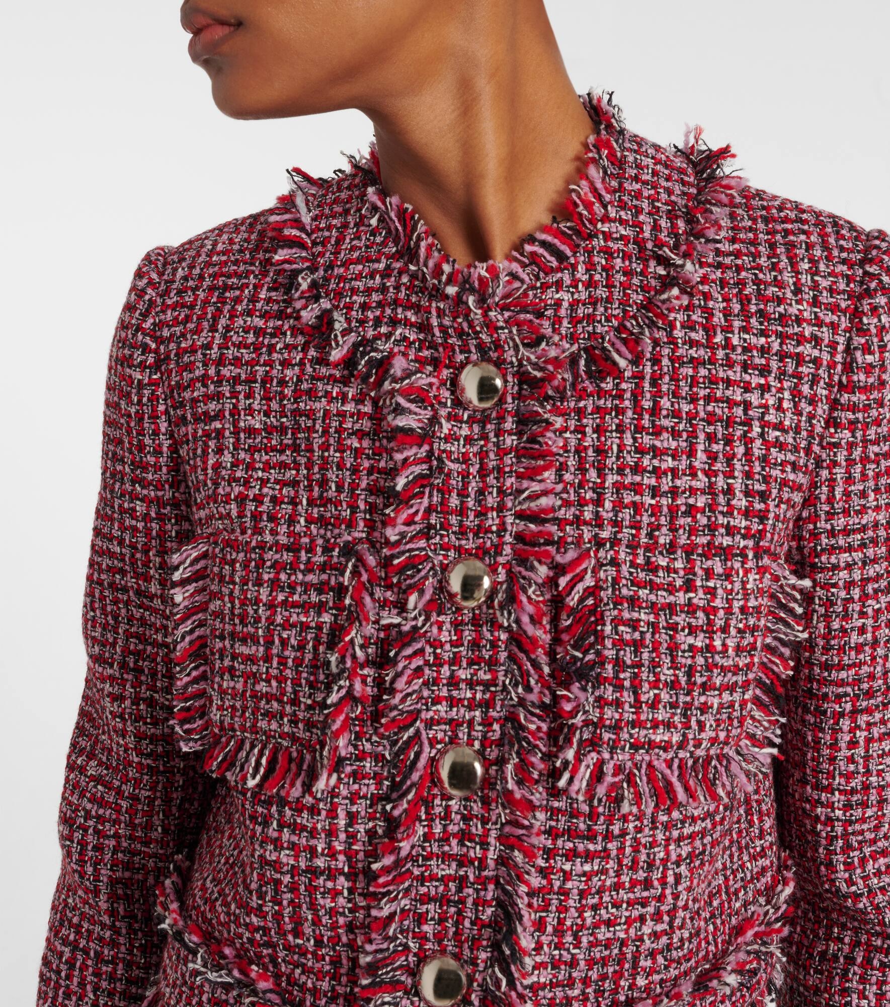 Wool-blend tweed jacket - 4