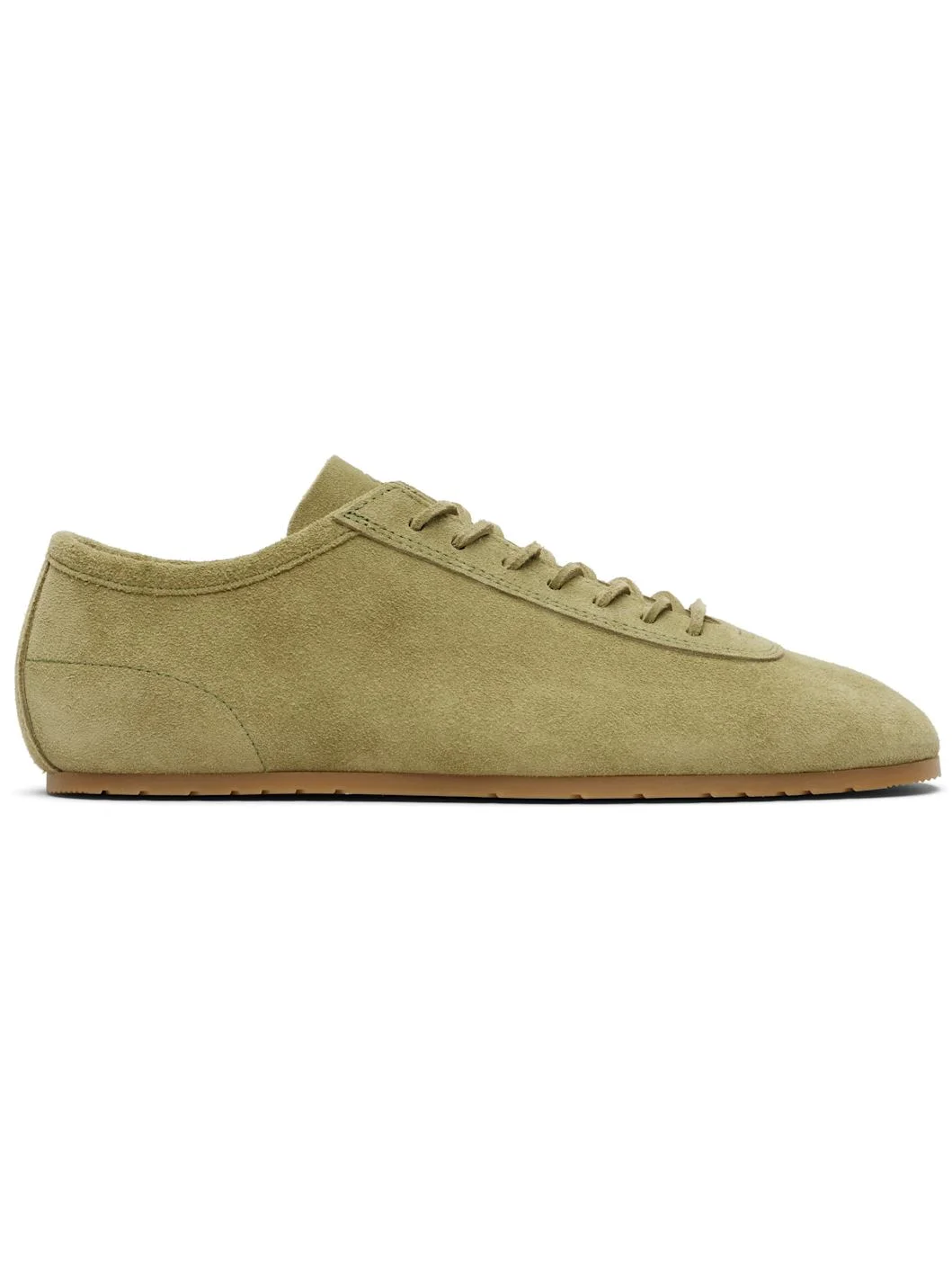 Khaki Suede Sneakers - 1