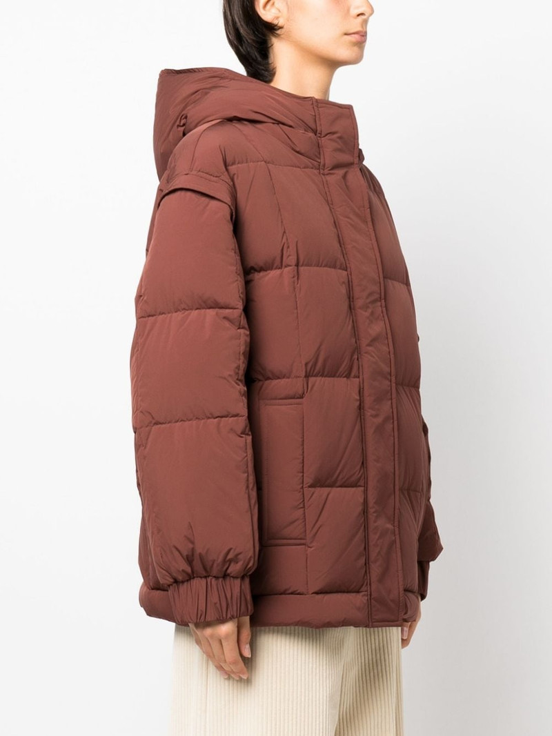 detachable-sleeve padded jacket 3