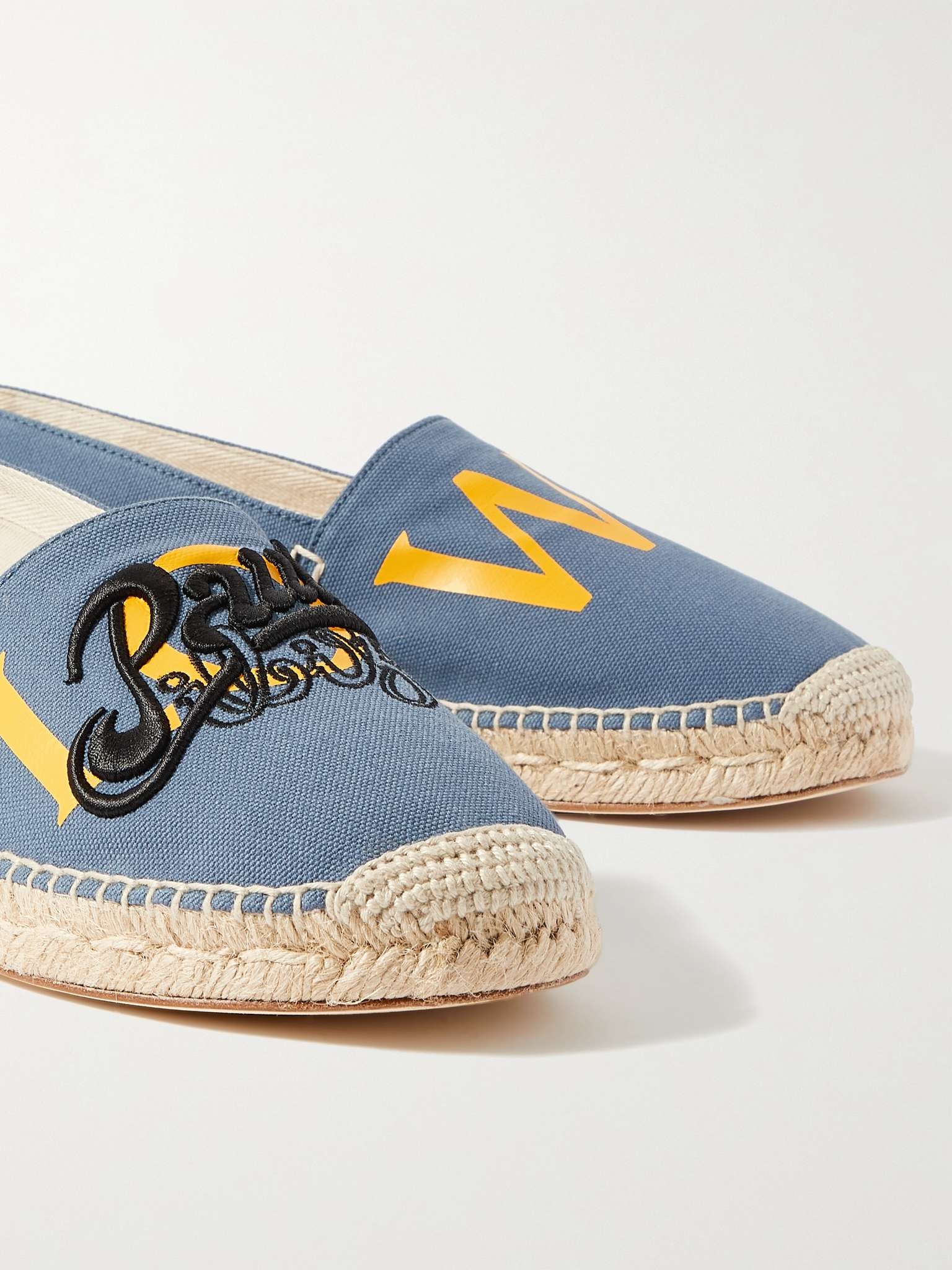 + Paula's Ibiza Logo-Detailed Canvas Espadrilles - 6