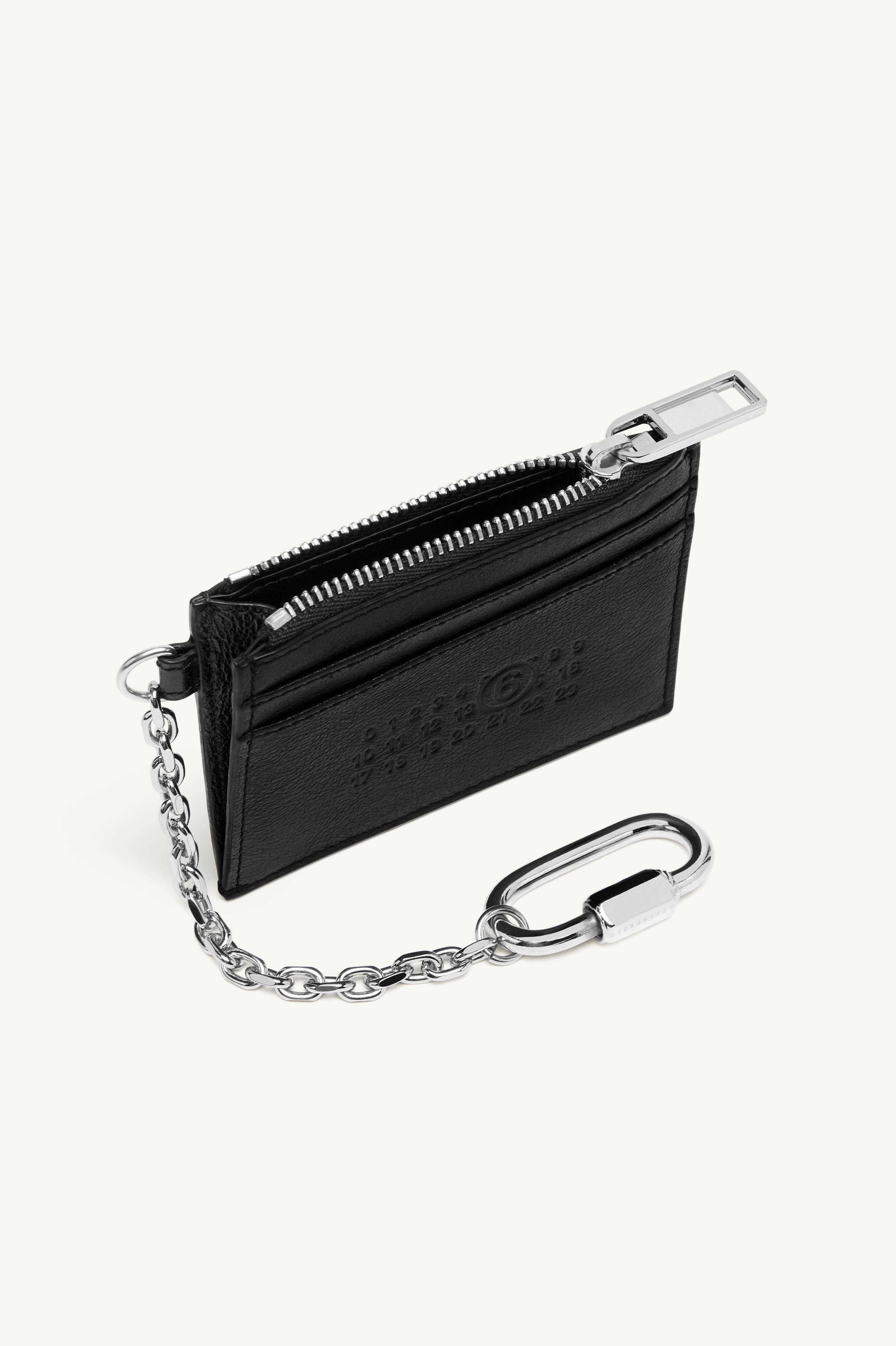 MAISON MARGIELA★素敵！Pebbled-leather Chain Card wallet Maison Margiela - Leather wallet on chain Maison Margiela