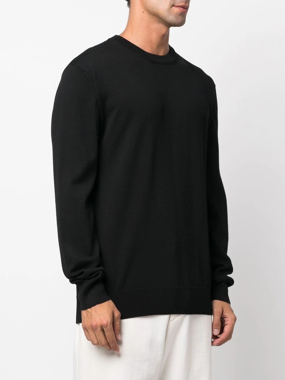 wool crew-neck jumper - 3