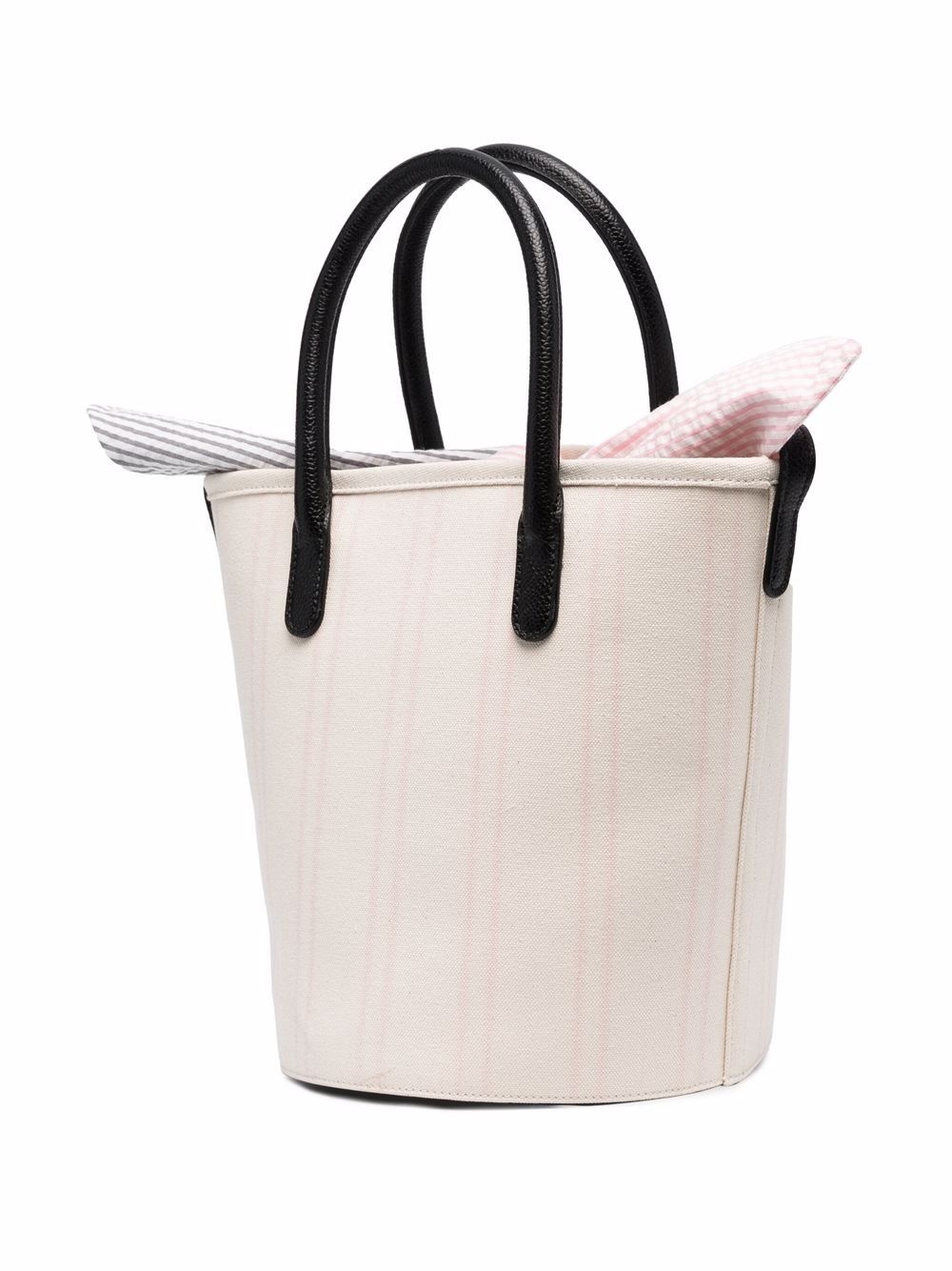 grosgrain-loop detail tote bag - 3