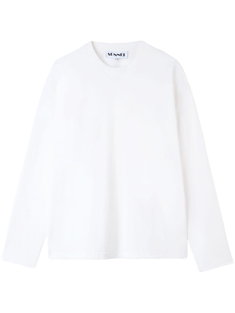 logo-embroidered T-shirt 1