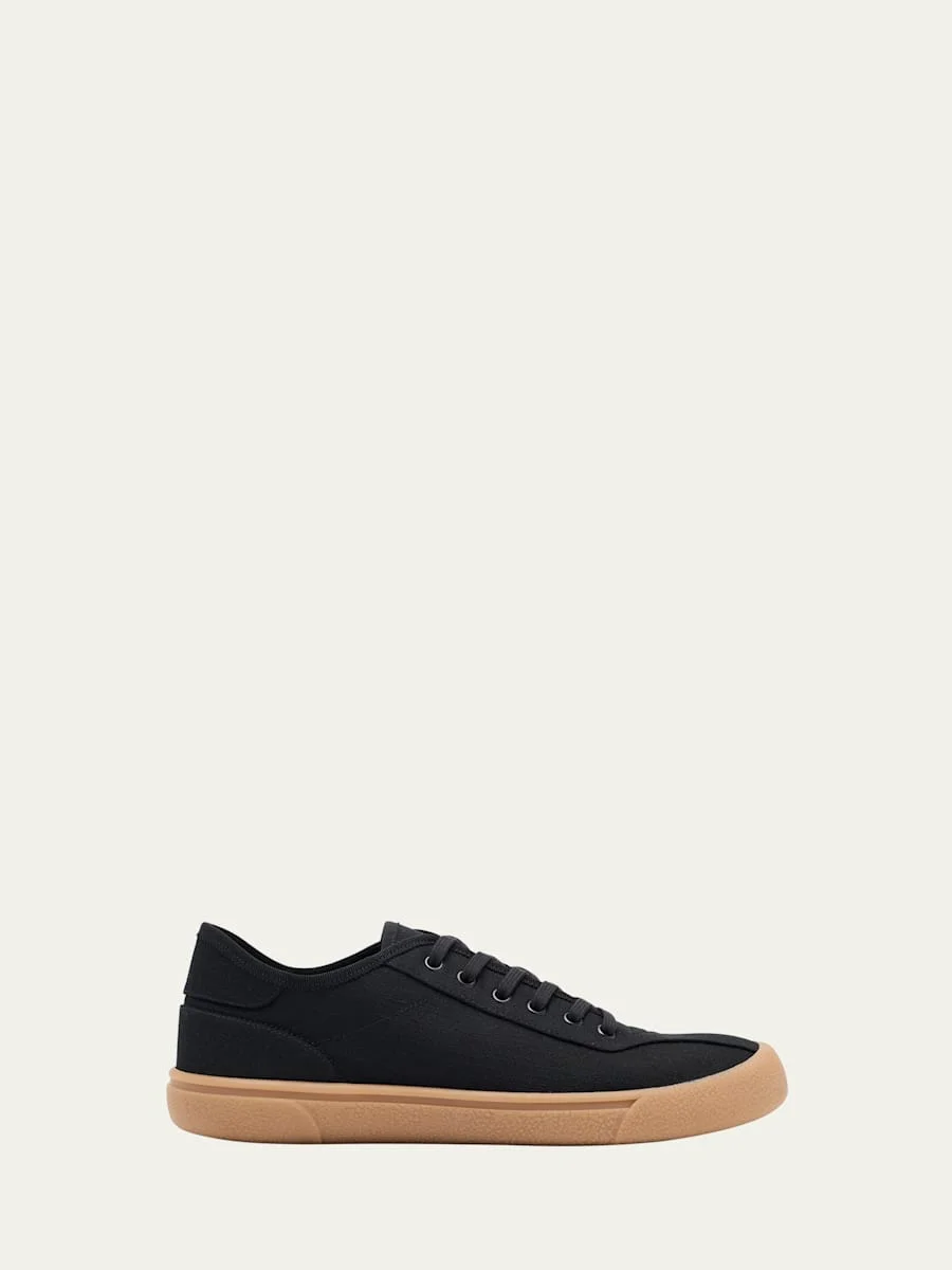 Canvas Low-Top Sneakers - 1