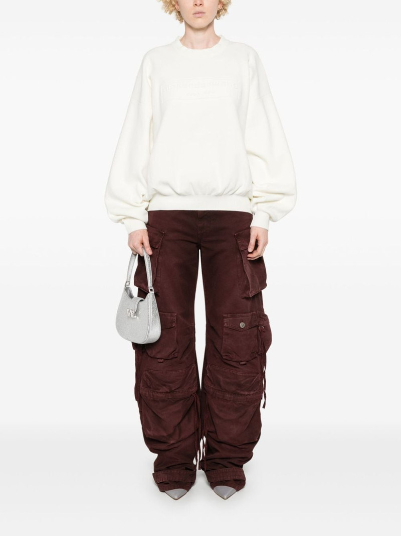 Alexander Wang logo-embroidered ribbed jumper outlook