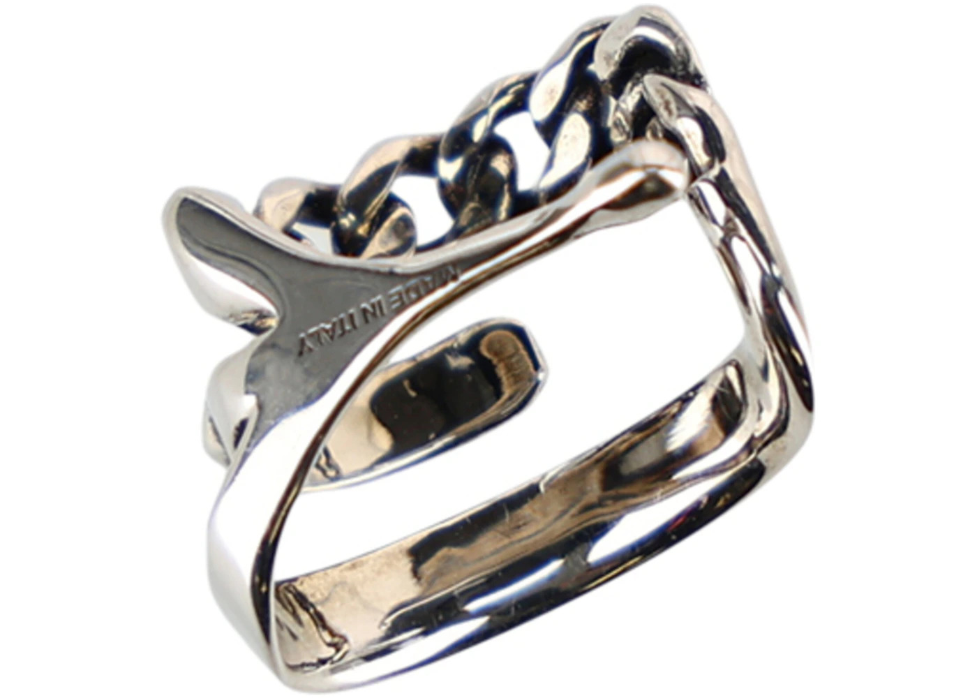 Alexander McQueen Punk Ear Cuff Silver - 2