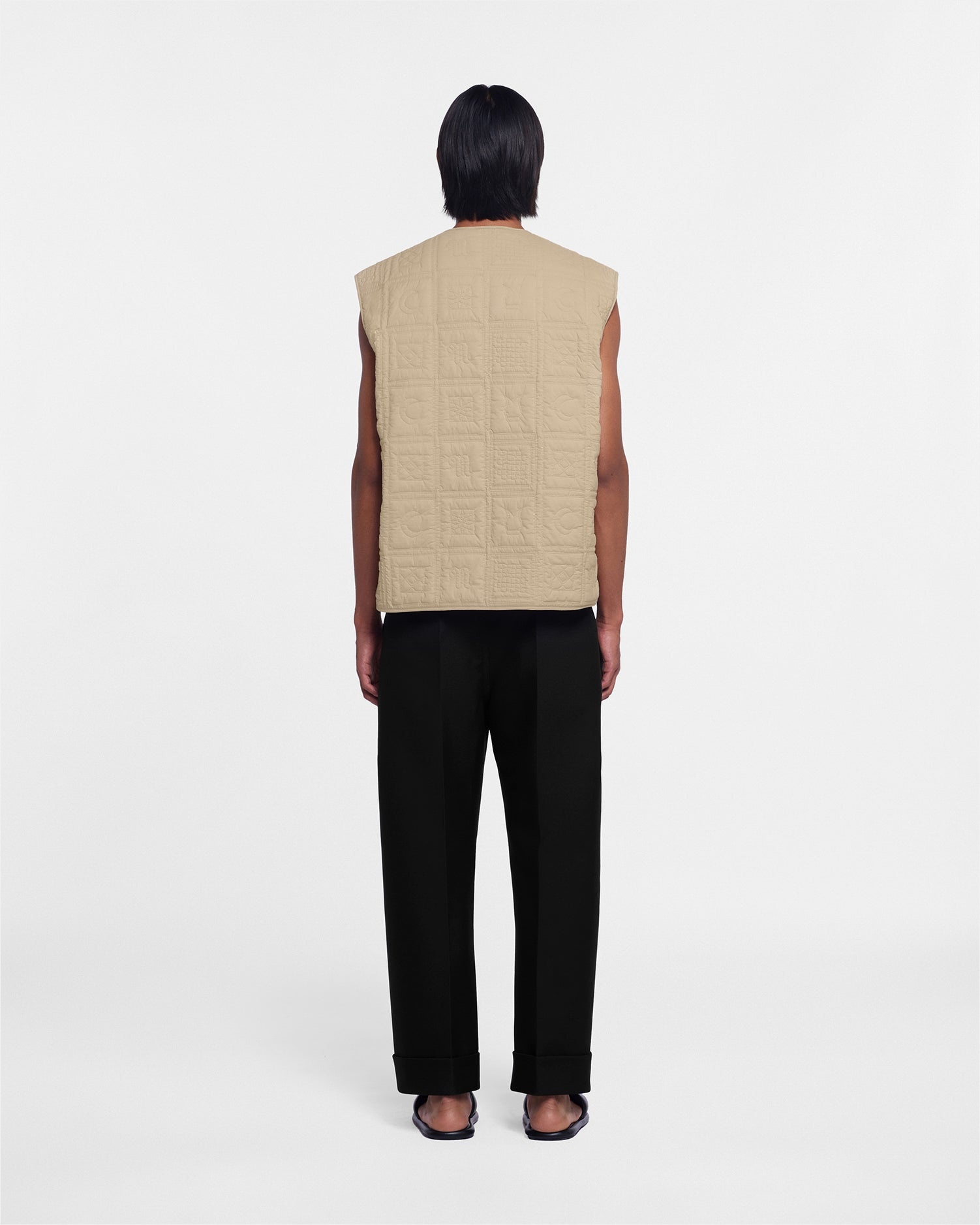 Quilted Tech Poplin Vest - 3