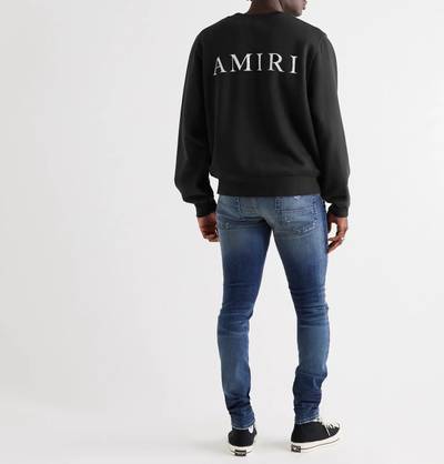 AMIRI Printed Loopback Cotton-Jersey Sweatshirt outlook