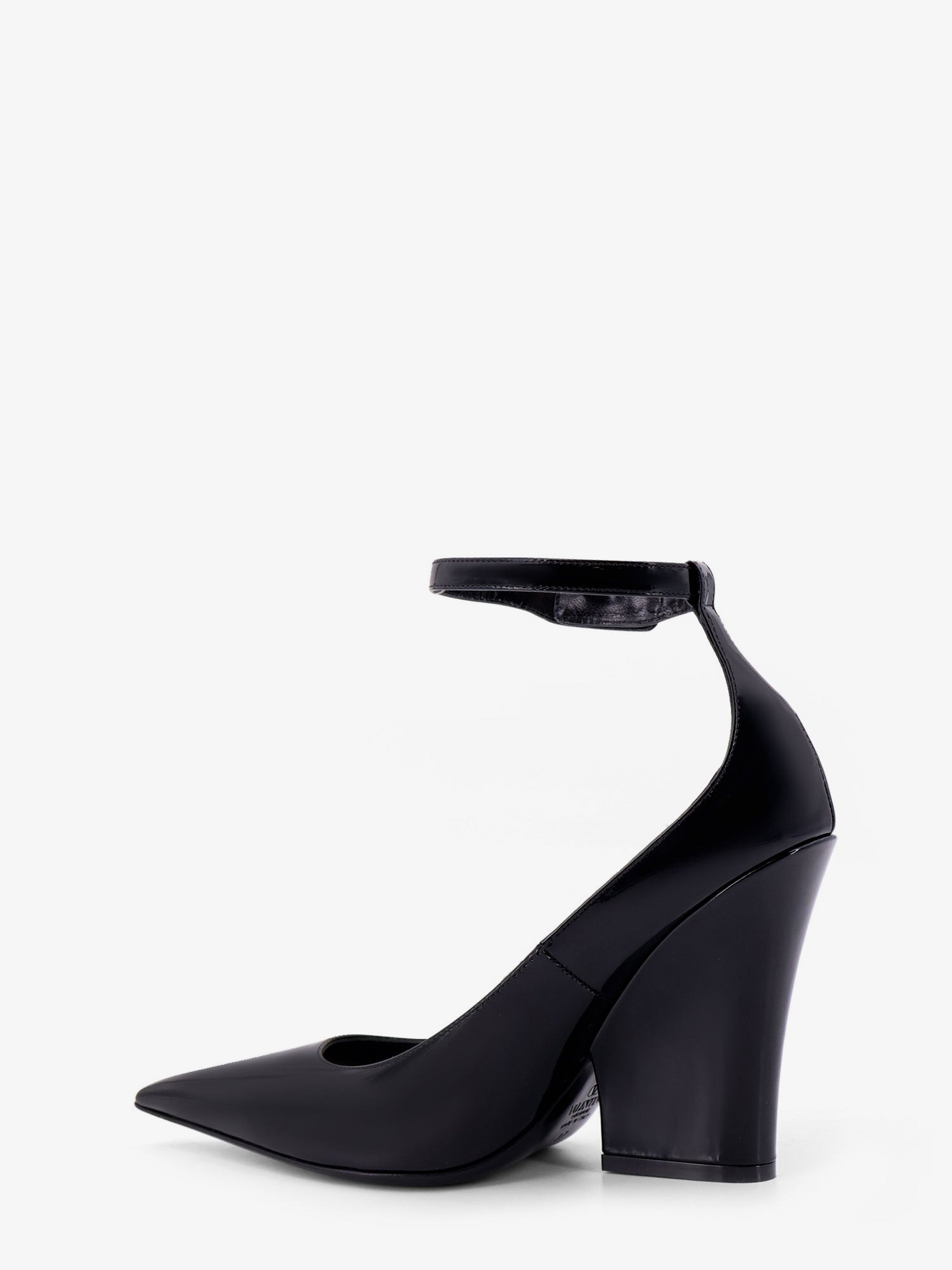 Patent Leather Décolleté With Vlogo The Bold Buckle - 3
