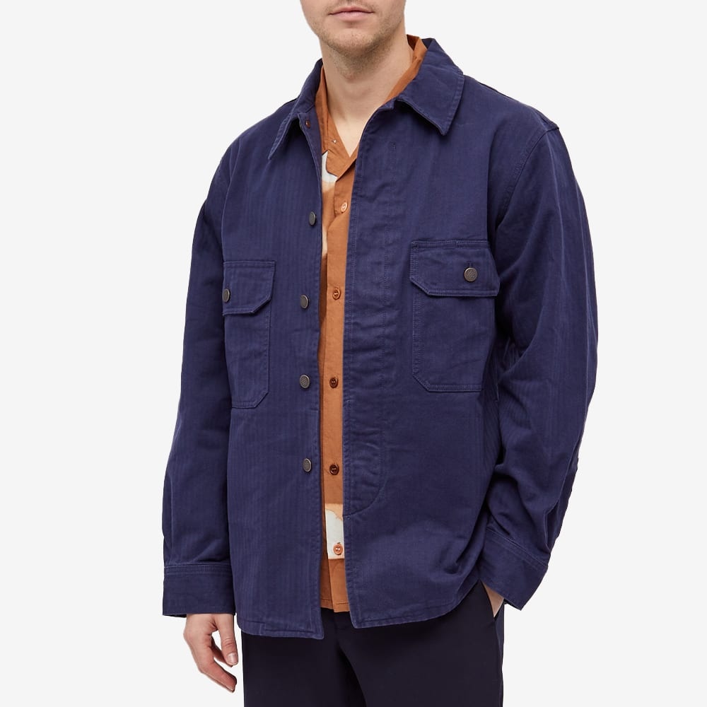 Beams Plus Herringbone Shirt Jacket - 3