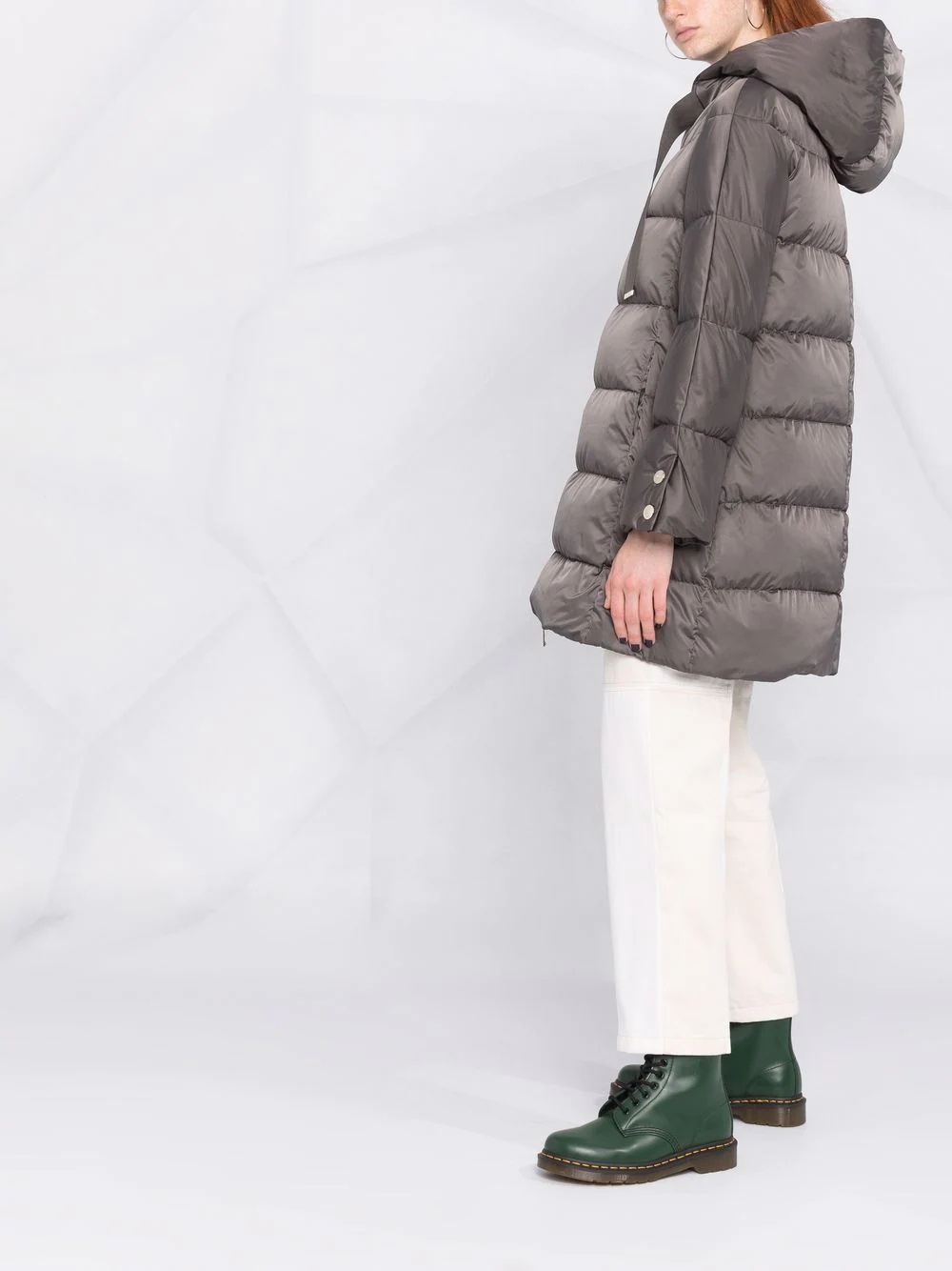 hooded padded coat - 4