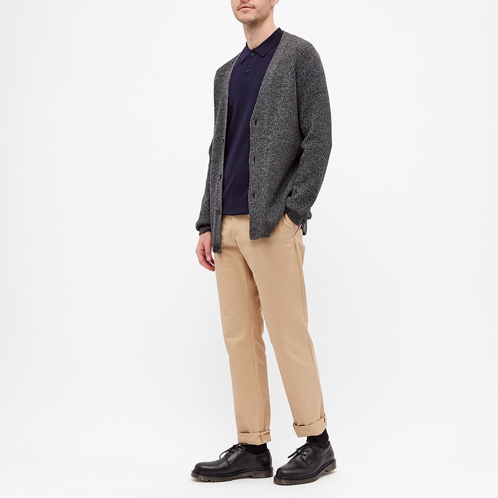 A.P.C. Jerry Long Sleeve Knit Polo - 5