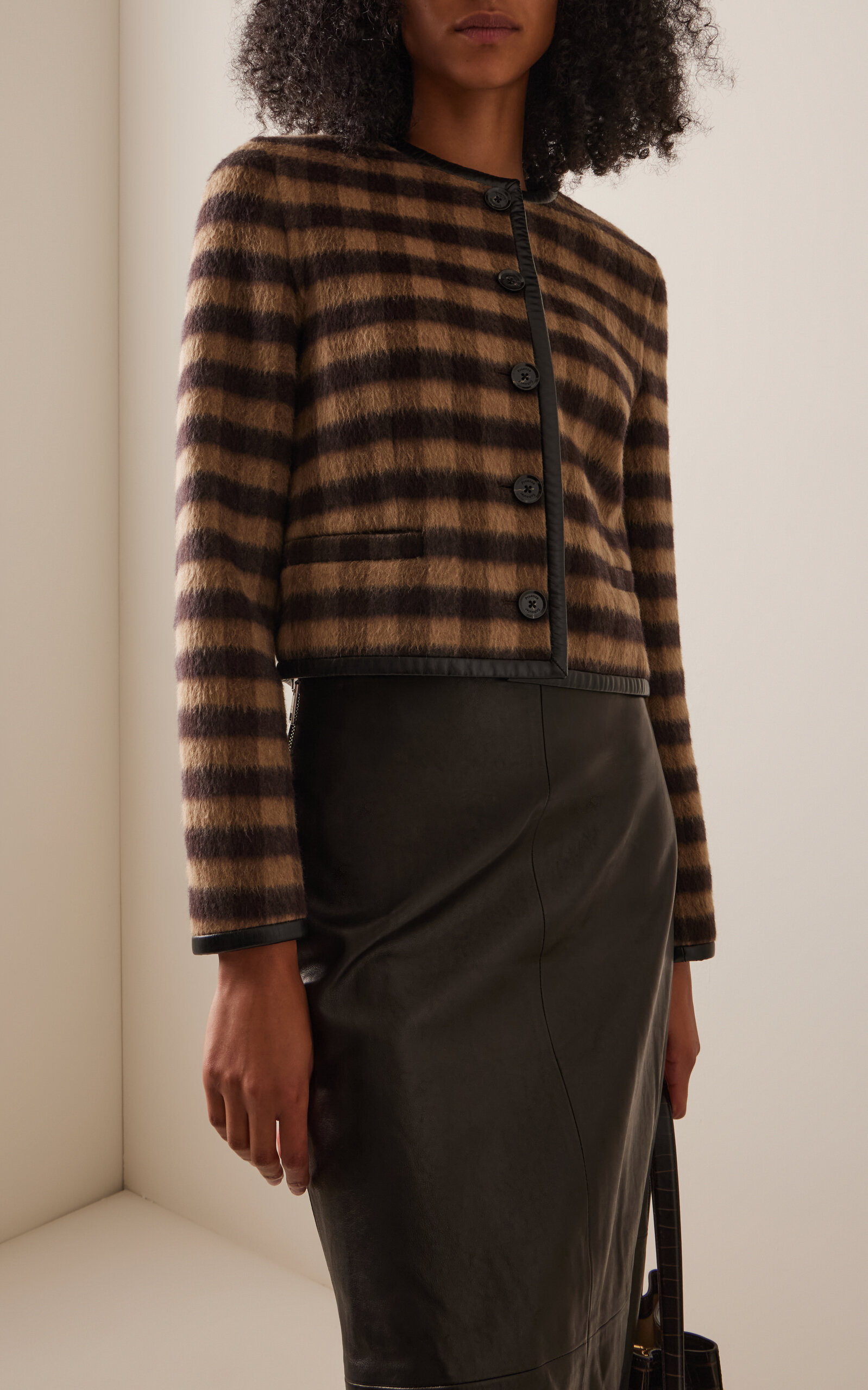 Helene Plaid Cashmere Jacket plaid - 3