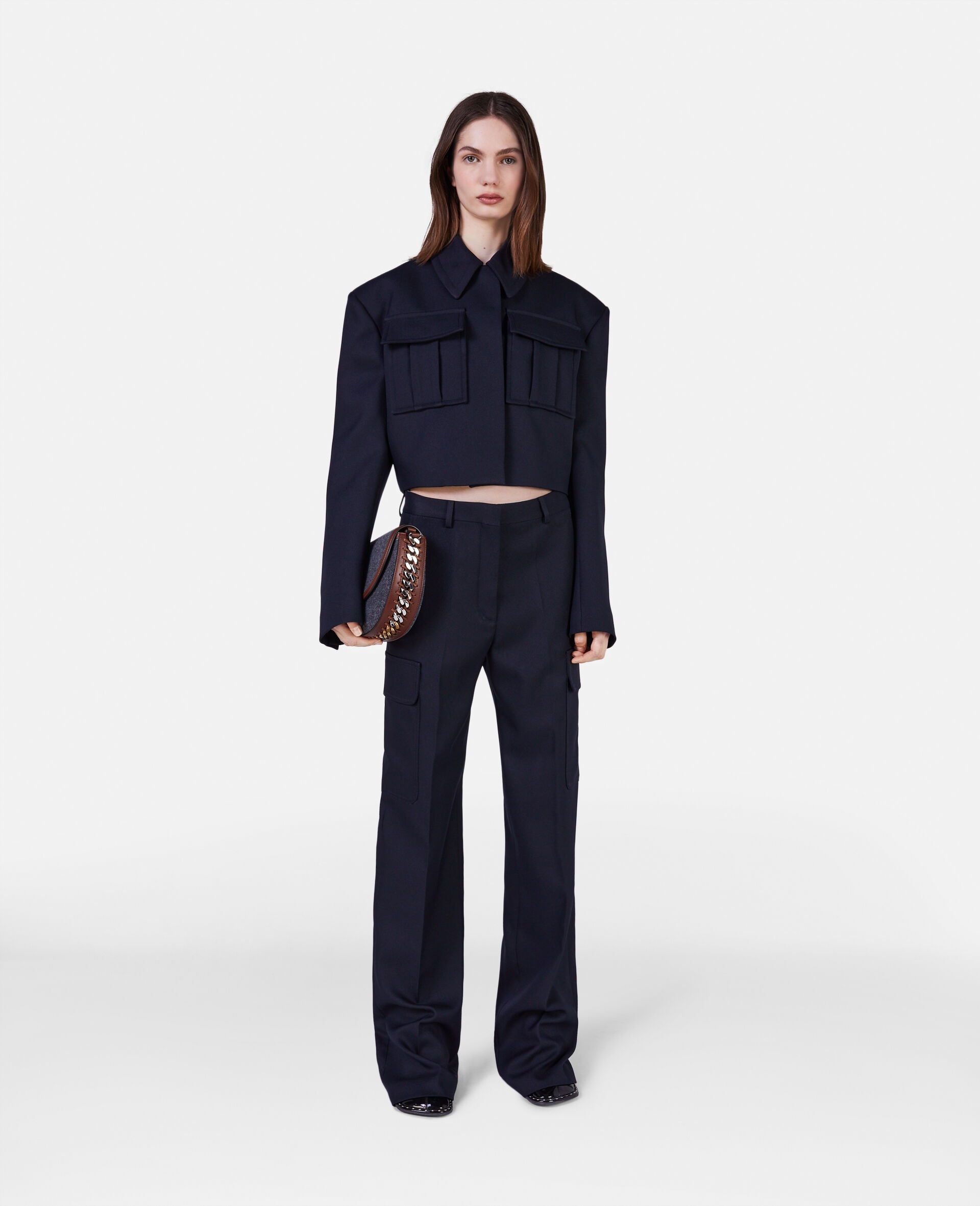 Cropped Cargo Jacket - 2
