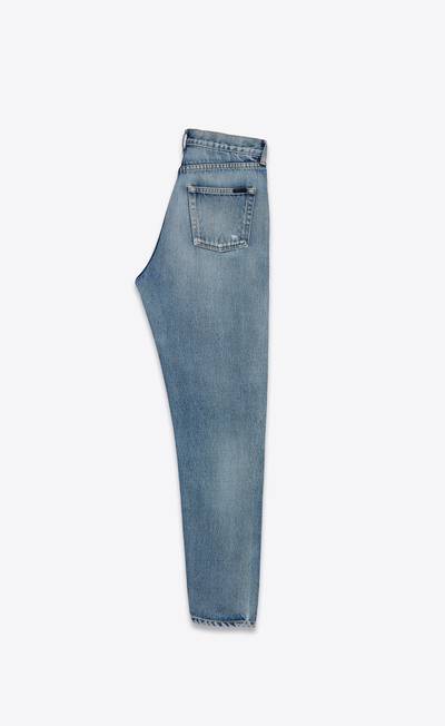 SAINT LAURENT slim-fit jeans in santa monica blue denim outlook