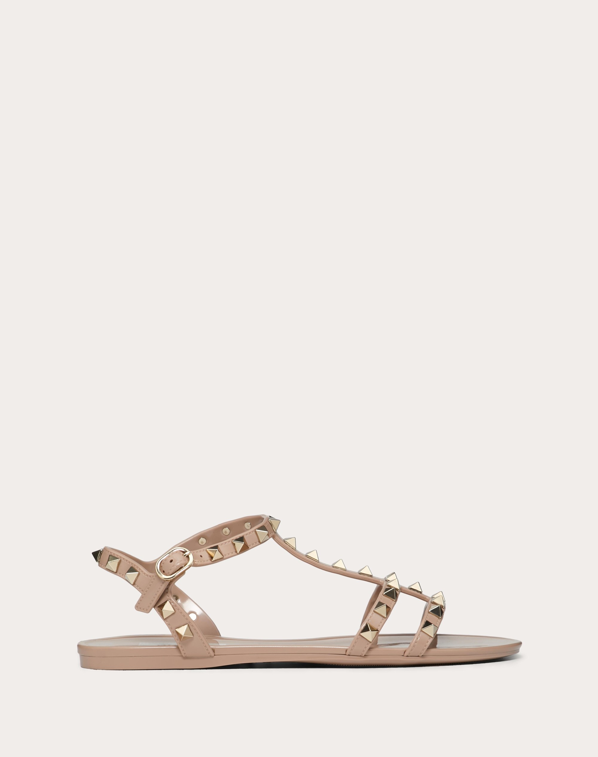 ROCKSTUD FLAT RUBBER SANDAL - 1