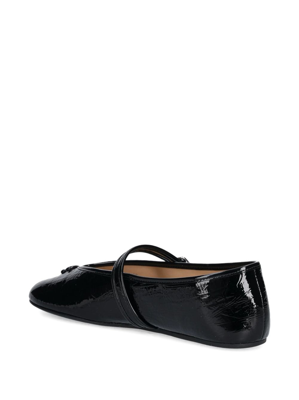 buckle patent-leather ballet flats - 3