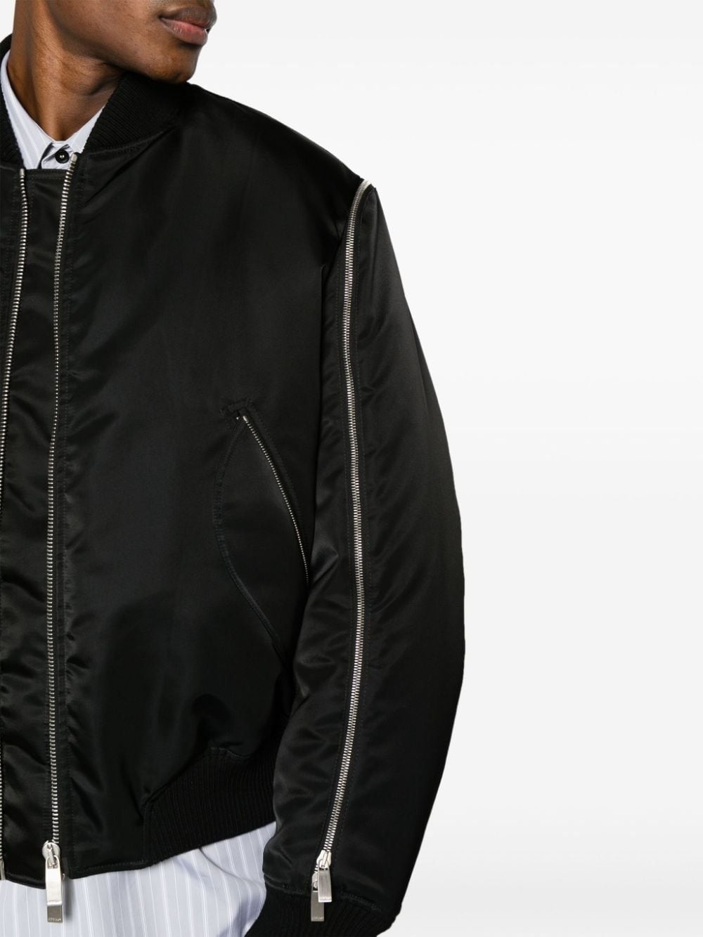 zip-up bomber jacket - 5