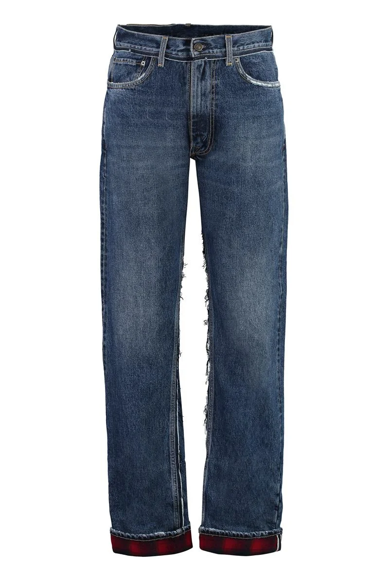 MAISON MARGIELA 5-POCKET STRAIGHT-LEG JEANS - 1