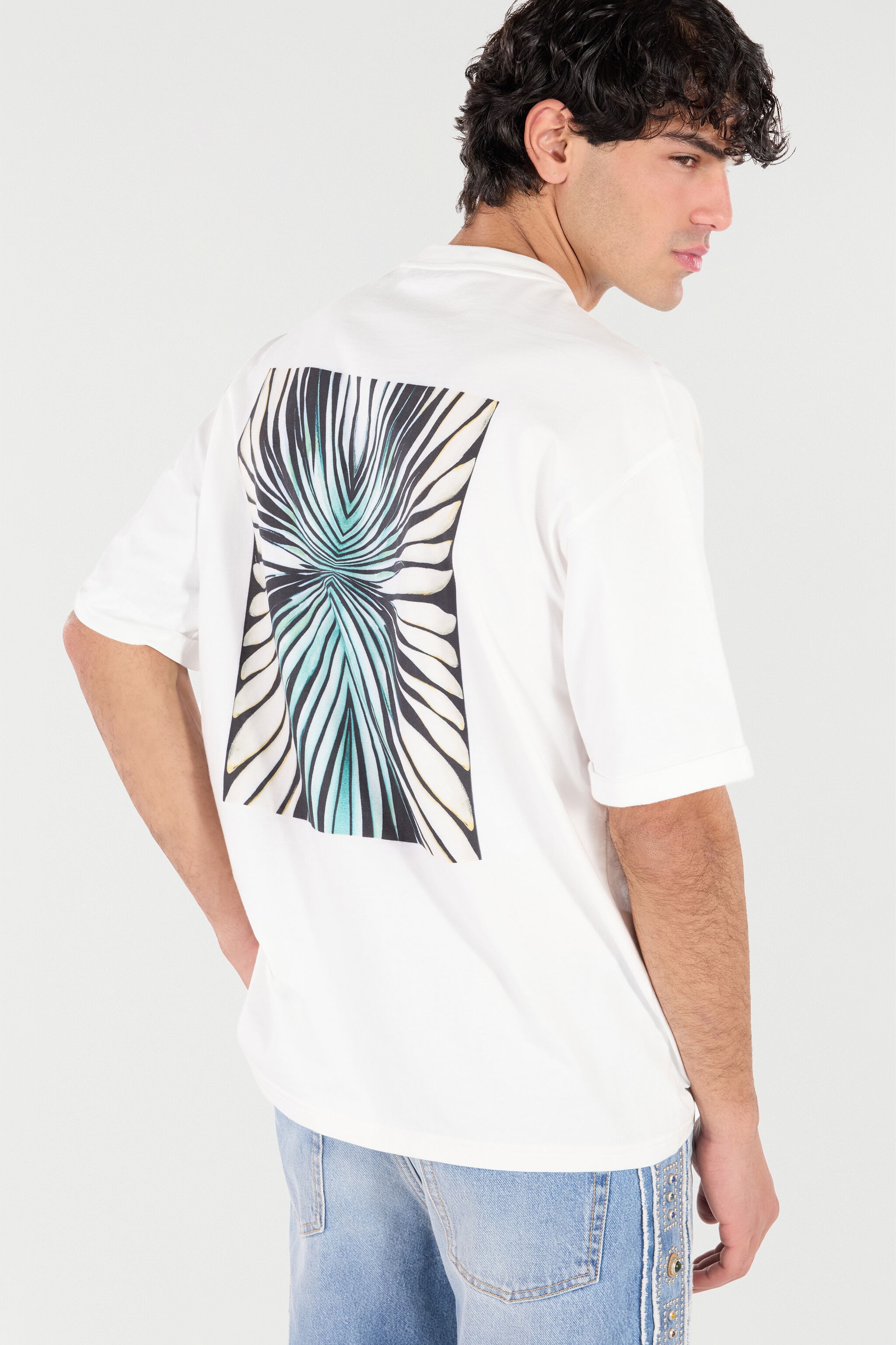 Embroidered Logo Cotton T-Shirt - 7