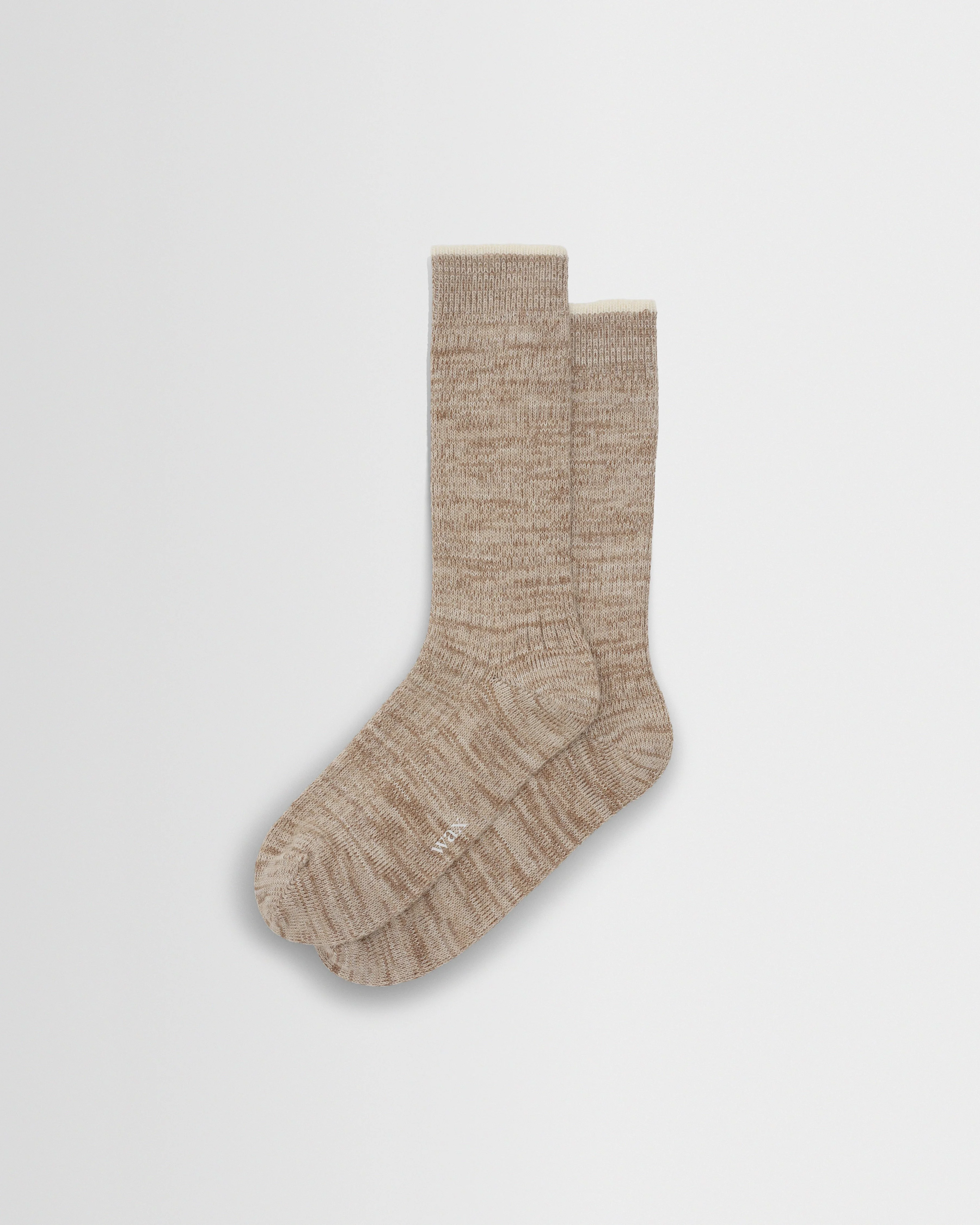 Sandwell - Ecru Twisted Cotton Socks - 1