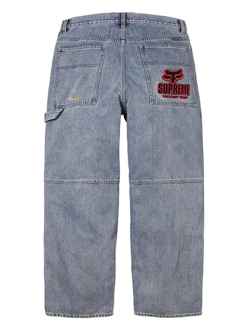 Supreme x Fox Racing® logo-detailed jeans outlook
