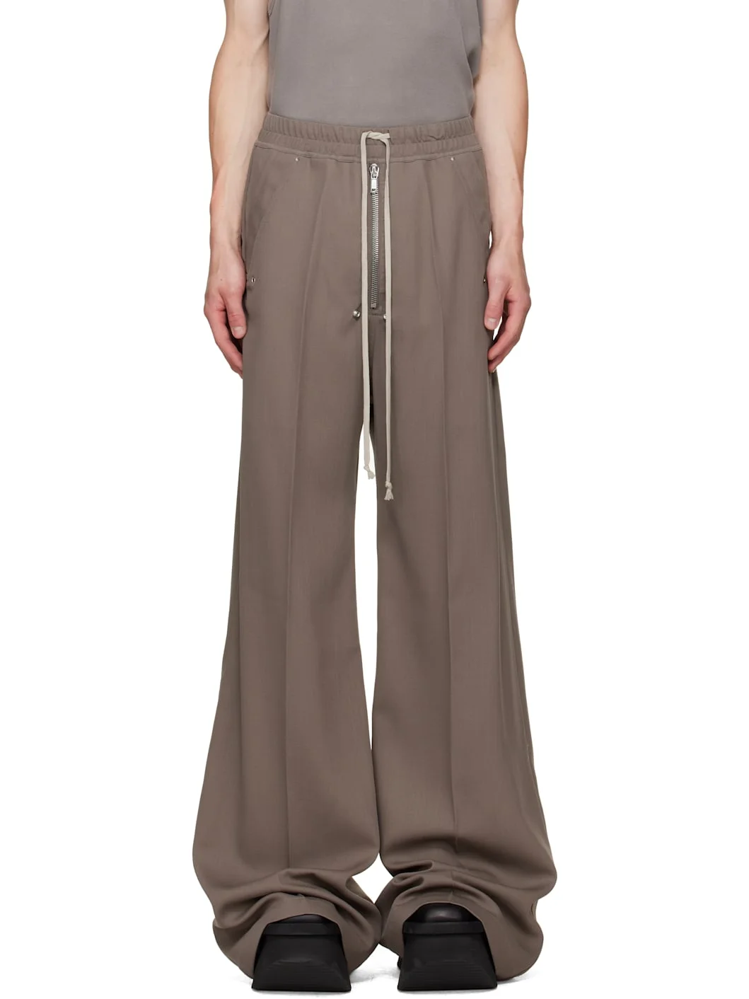 Gray Tower Wide Bela Trousers - 1