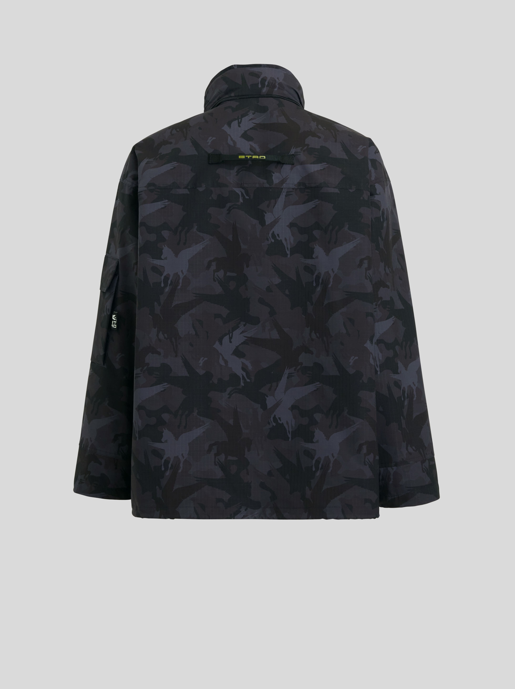 PEGAFLYING AND ETRO LOGO PARKA - 5