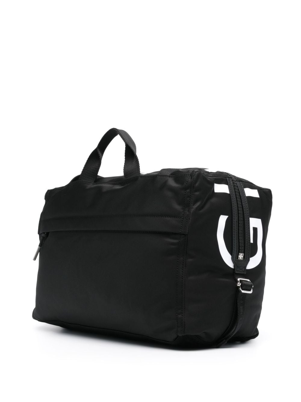 logo-print G-zip holdall - 2
