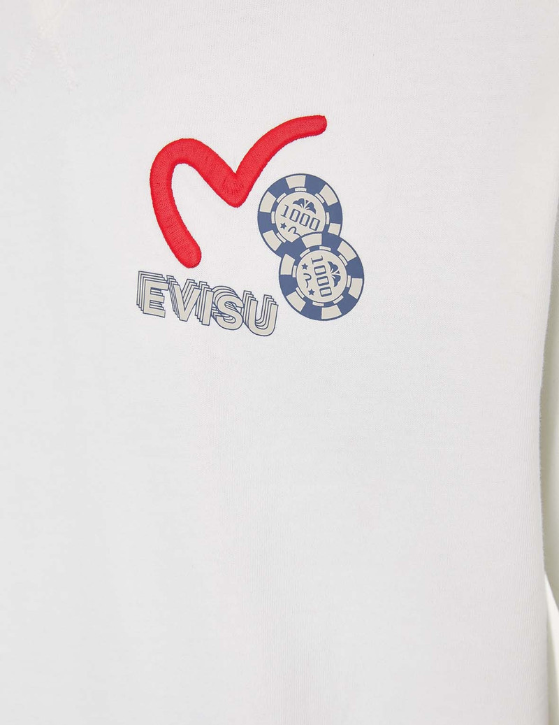 Ebisu Poster Appliqué and Seagull Embroidery T-Shirt 5