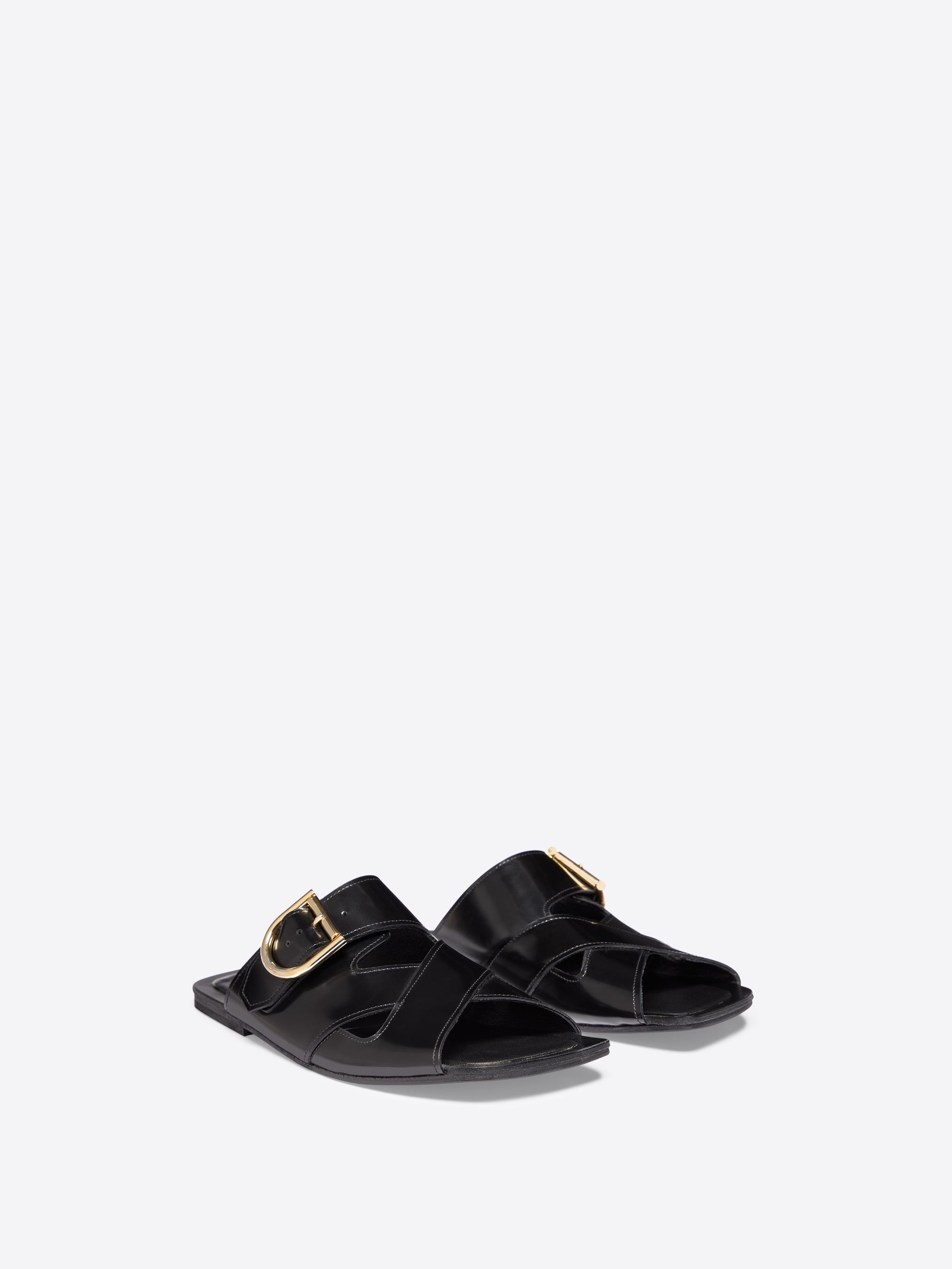 LEATHER SLIDES - 3