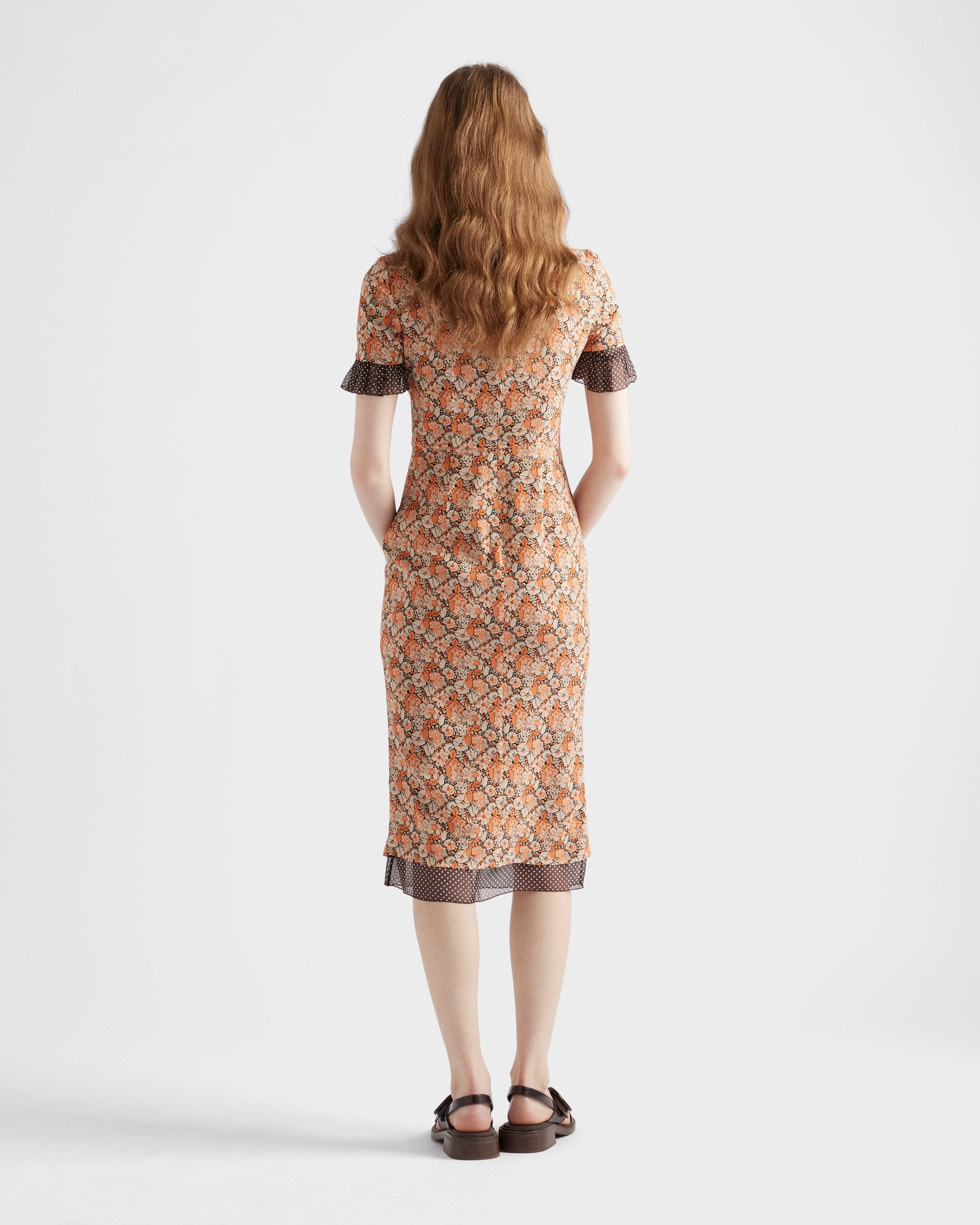 Printed georgette dress - 5
