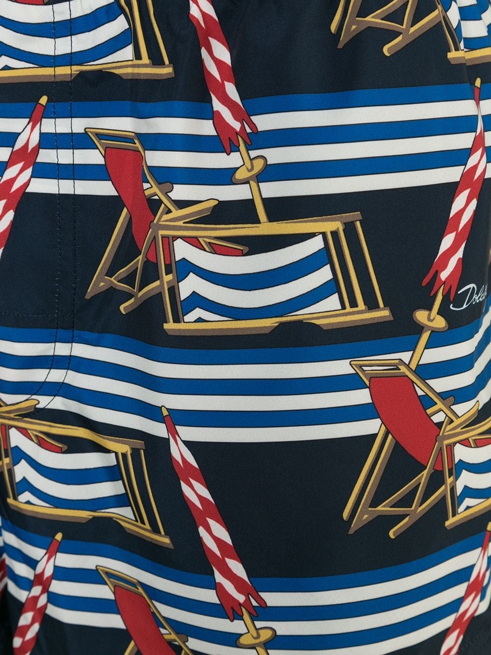 deck chair print swim shorts - 3