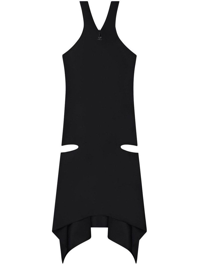 criss-cross jersey mini dress 1