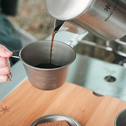 Deep Titanium Backpacker Cup + Lid - 8