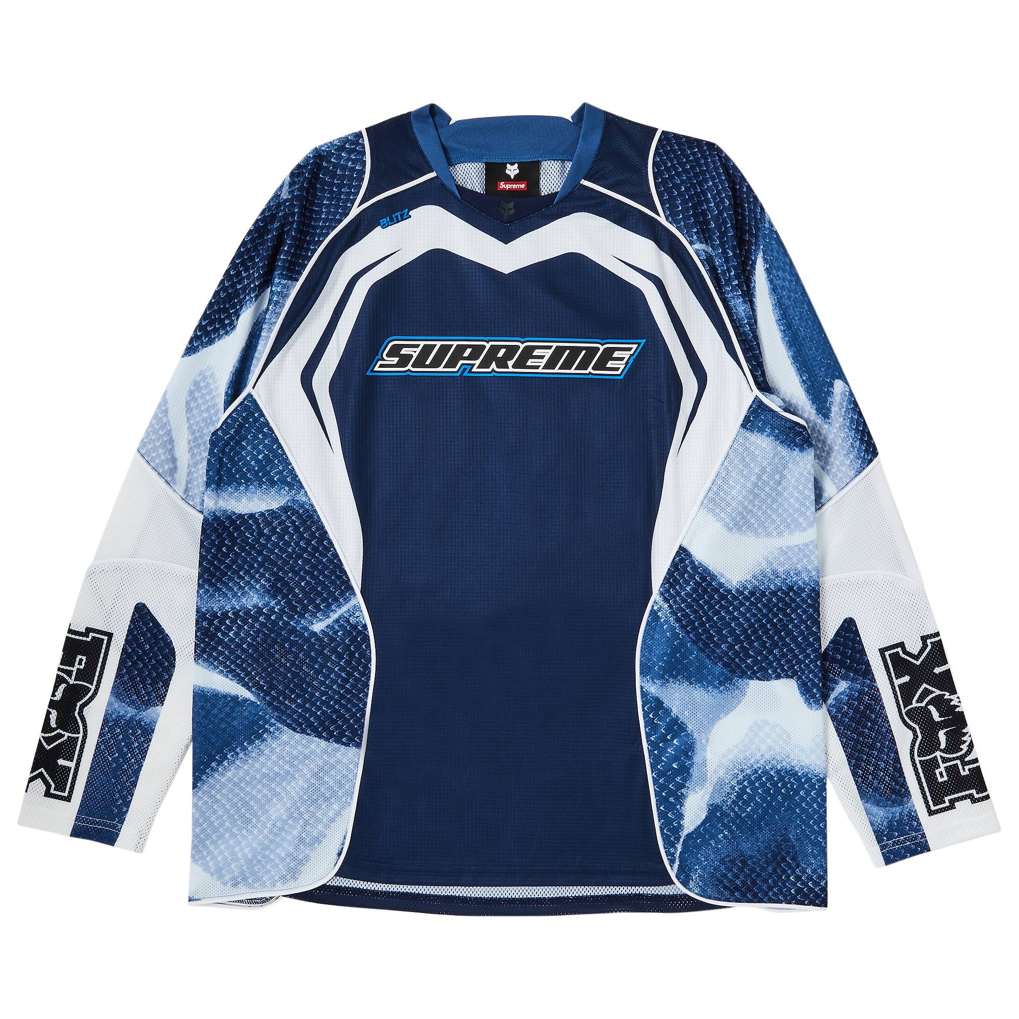 Supreme Supreme x Fox Racing Jersey 'Navy' | REVERSIBLE