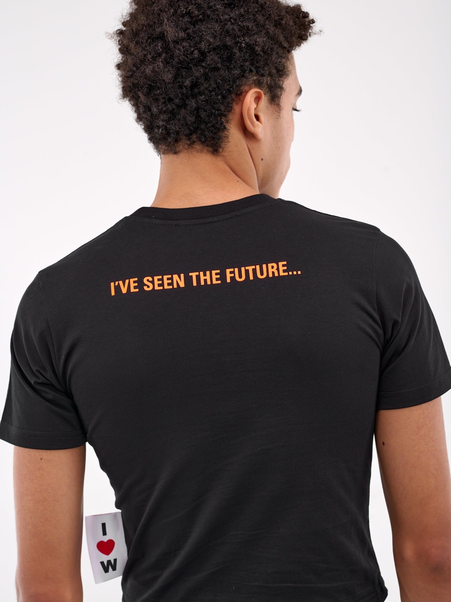 Smile Graphic Cropped Slim Tee - 5