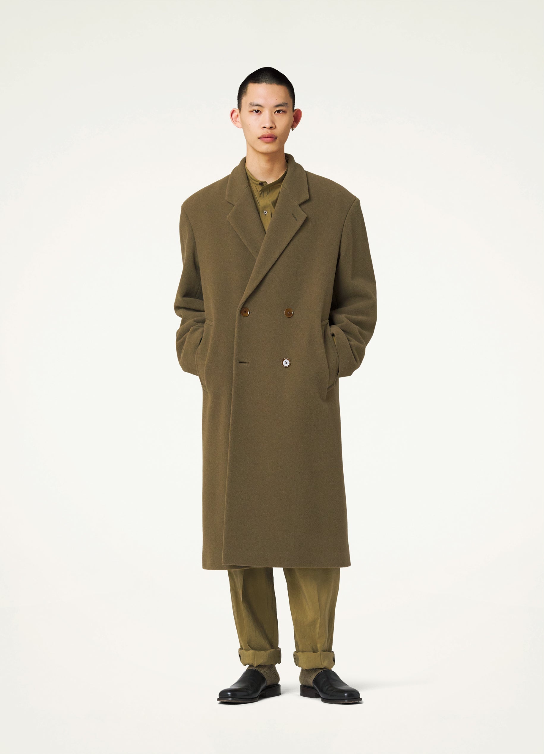 MAXI DOUBLE BREASTED COAT - 2