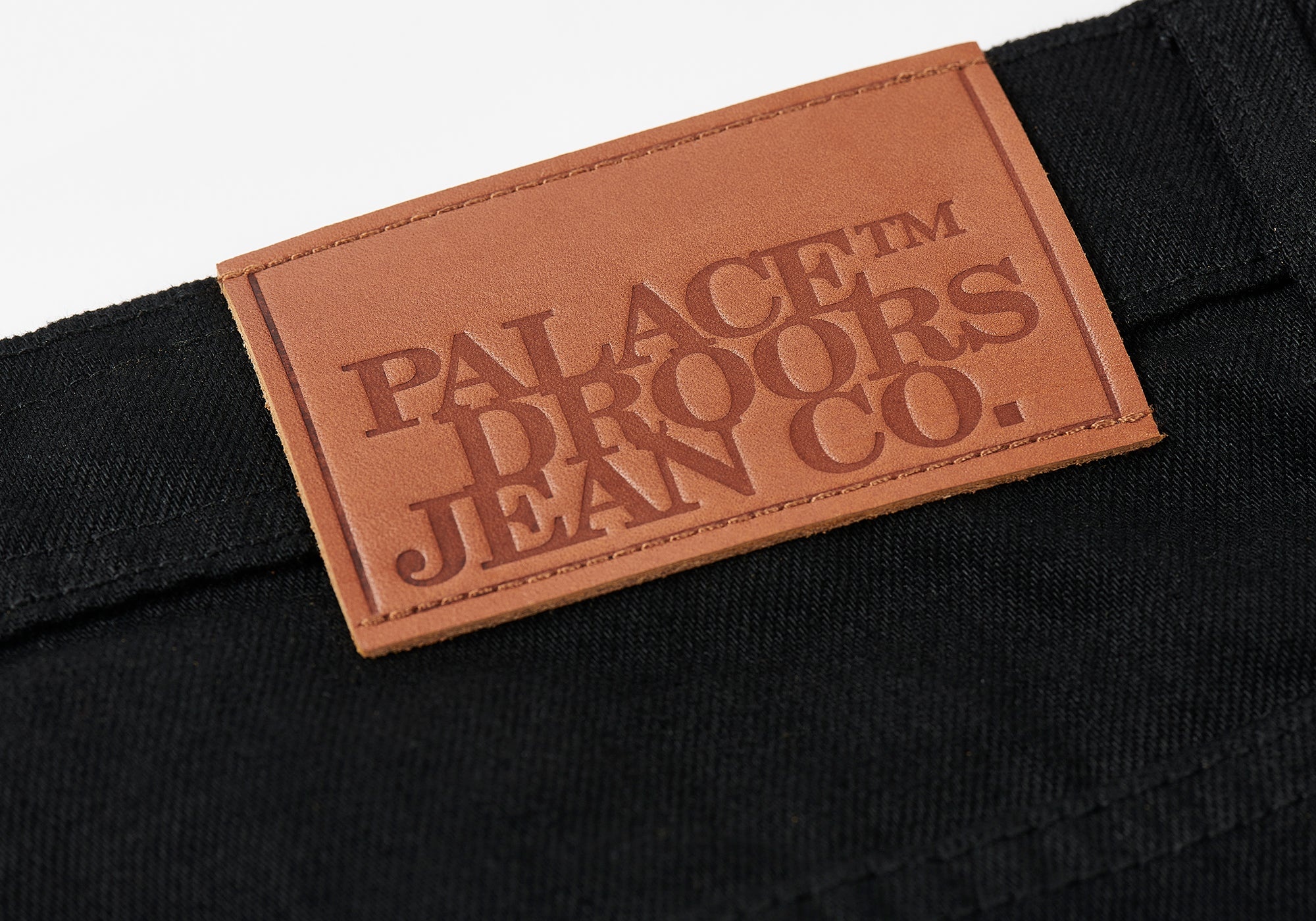 PALACE DROORS JEAN MEDIUM BLACK RINSE WASH - 5