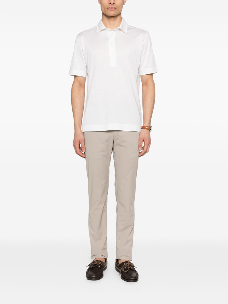 ZEGNA collared button polo shirt outlook