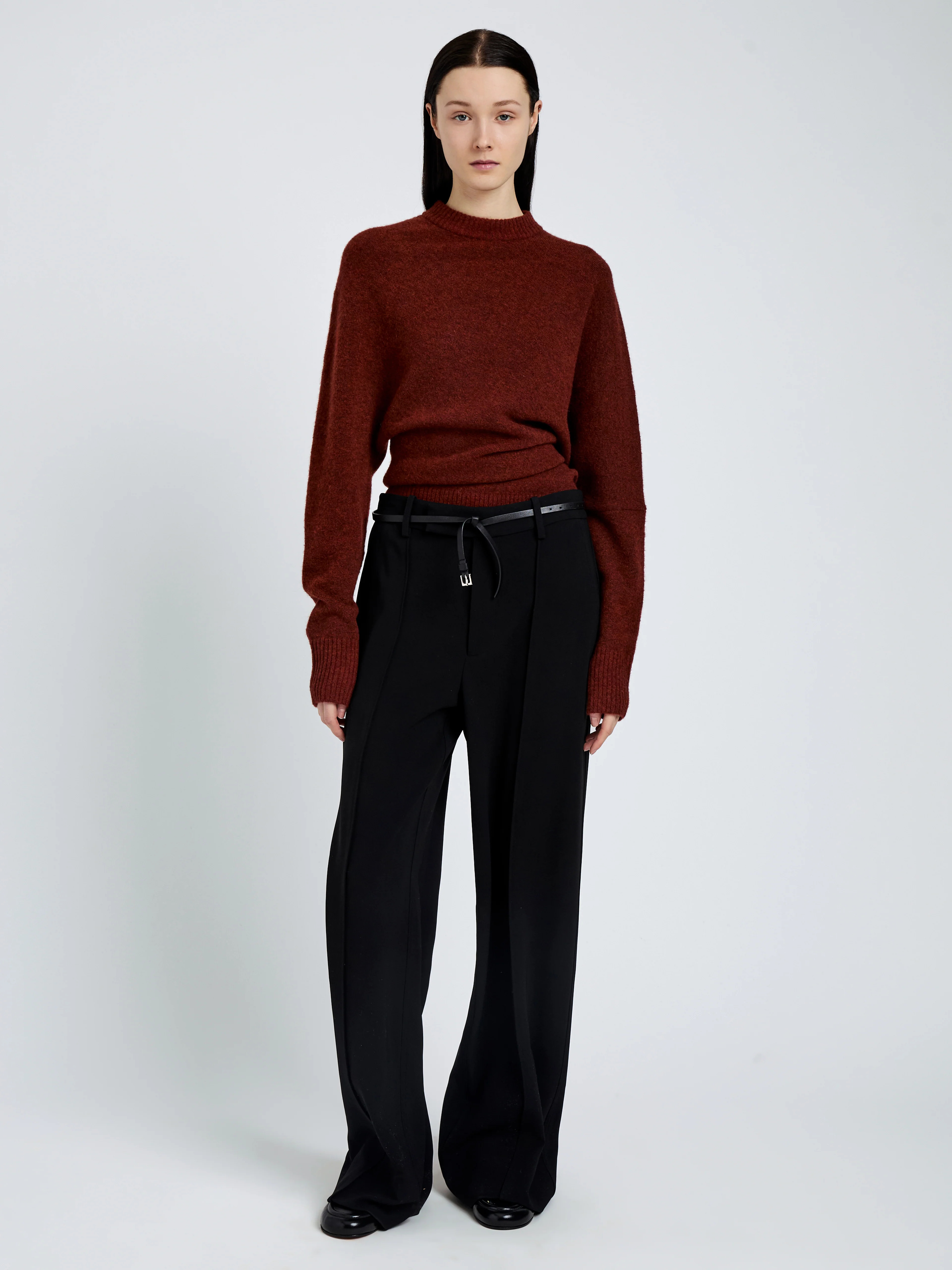 Abie Top in Clean Boiled Wool - 3