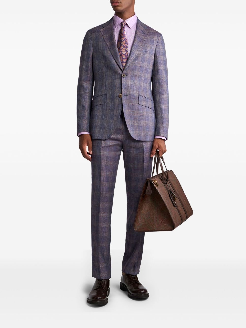 iridescent-effect suit - 2
